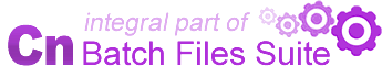 Batch Encoding Converter - part of BinaryMark Batch Files Suite