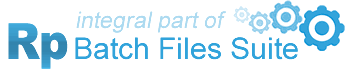 Batch File Replace logo