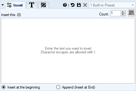 Add new Text Content to Documents