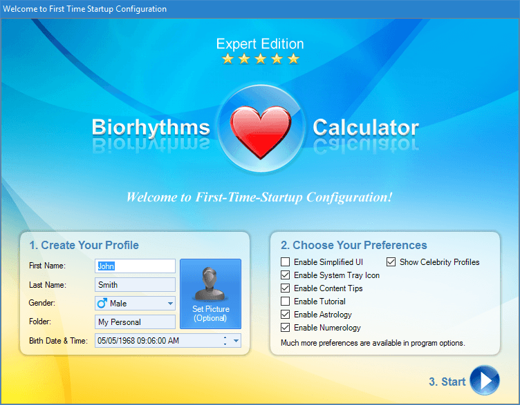 Calculate My Biorhythm Chart