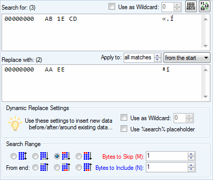 Binary Replace / Replace Bytes