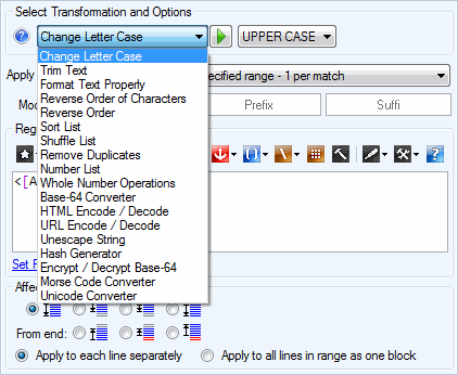 Format / Transform Text