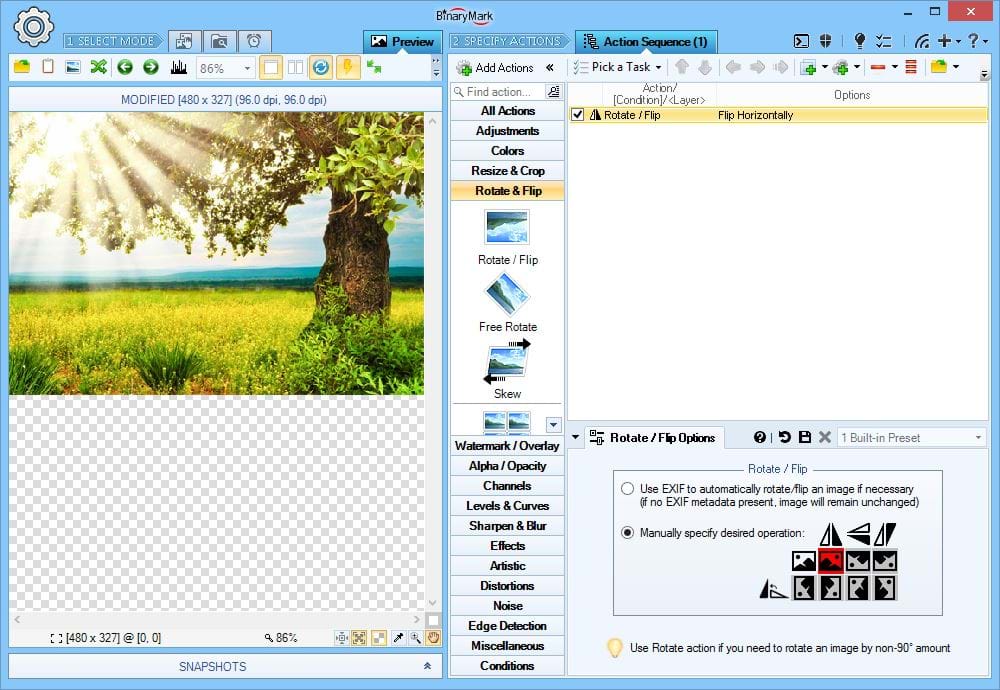 Flip & Rotate Images