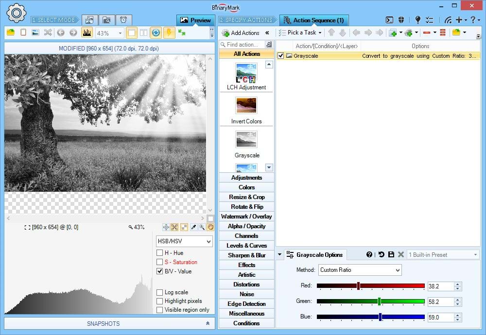 Convert to Grayscale