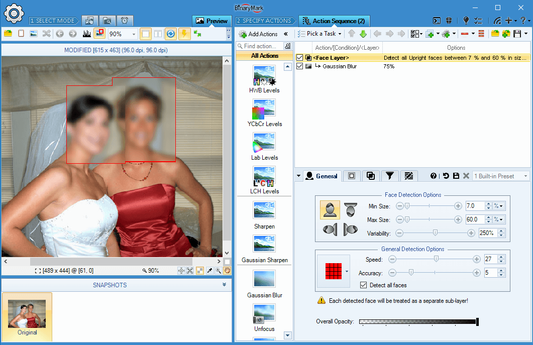 Blur-Out Faces in Your Photos